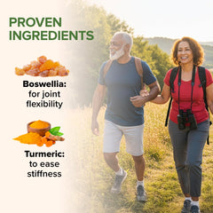 Person taking Zenwise Health Joint Support for daily mobility