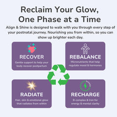 Biotin, collagen and vitamin C for hair, skin and nails during recovery.