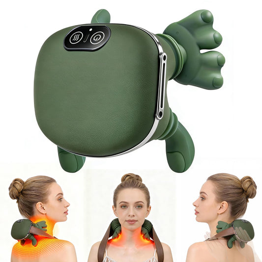 ZESTEFY neck massager 4D kneading in action for targeted relief.