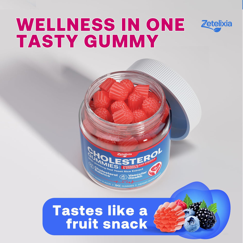Clean-label Zetelixia gummies indicate vegan, gluten-free quality and absence of artificial additives.