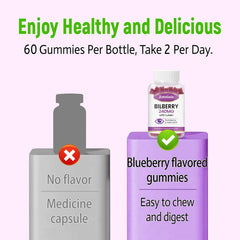 Zetelixia eye health gummies label highlights natural vegan, sugar-free formula