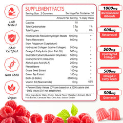 Gummies displayed on a counter as a convenient supplement.