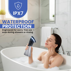 ZEYORA adjustable pressure modes tailor comfort from gentle to deep cleaning.