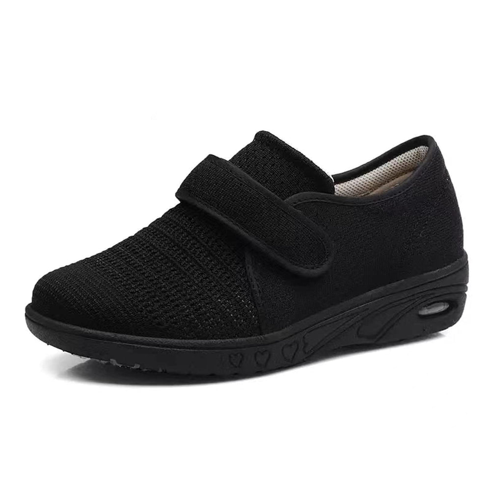 ZGDG diabetic shoes wide width with adjustable strap for swollen feet comfort