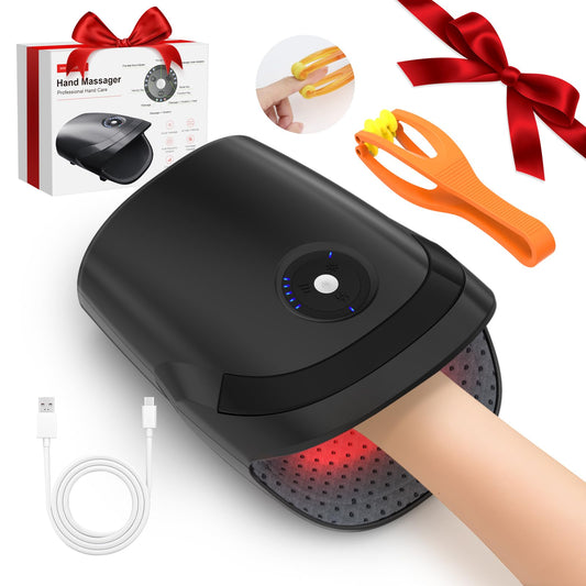 ZhanHao hand massage in use with heat and compression for soothing relief