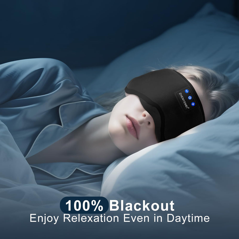 Zhenyemei 3-in-1 sleep mask with music and call features.