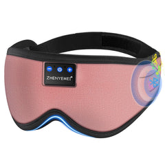 Zhenyemei Bluetooth sleep mask front view showcases travel-friendly design