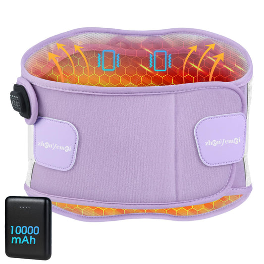 ZHENYEMEI cordless back pad shown for portable comfort during daily tasks
