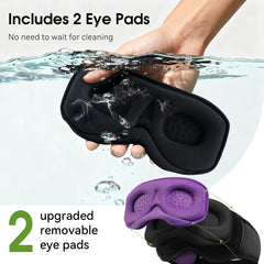 ZHENYEMEI removable 3D eye cups offer customization and easy washing