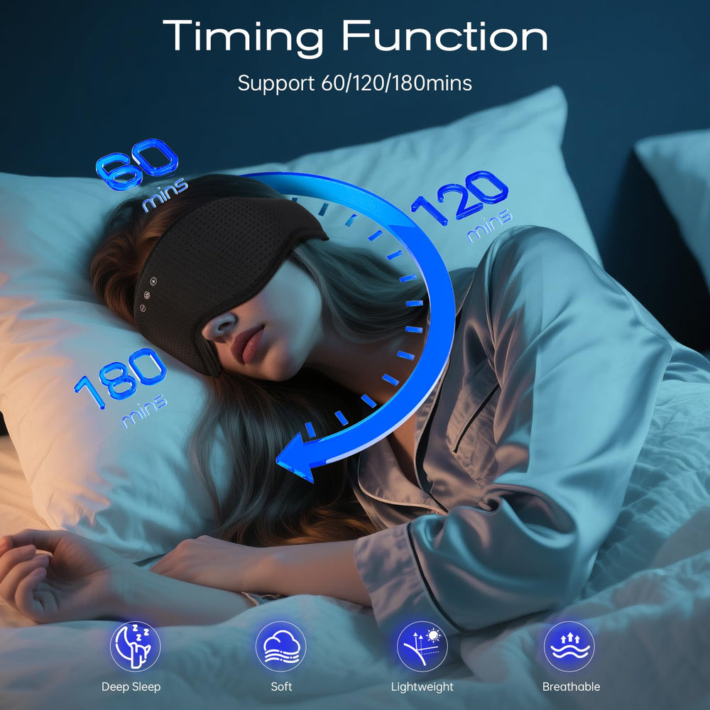 ZHENYEMEI nose-block design enhances light blocking for darker sleep