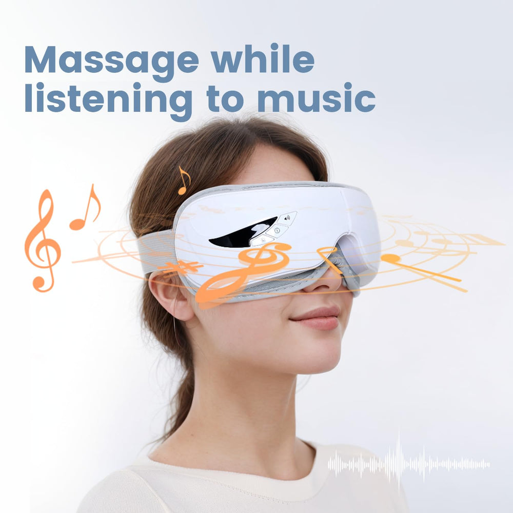 Compact travel case accompanies the ZHHBLJ eye massager.
