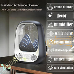 Zhmmmlgj rain cloud with seven-color lights for mood creation.