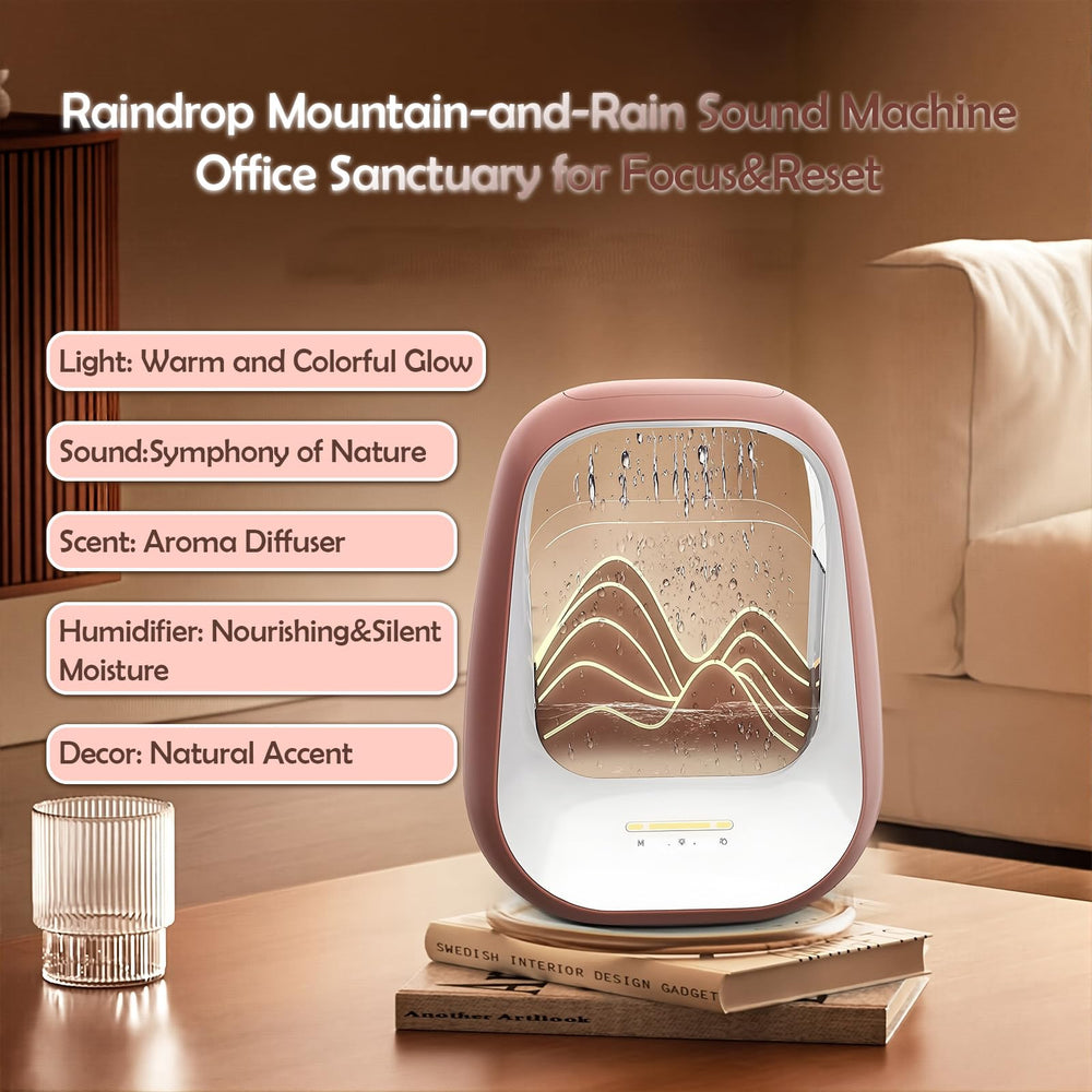 Zhmmmlgj Raindrop 7-color mood light for ambient decoration and focus.
