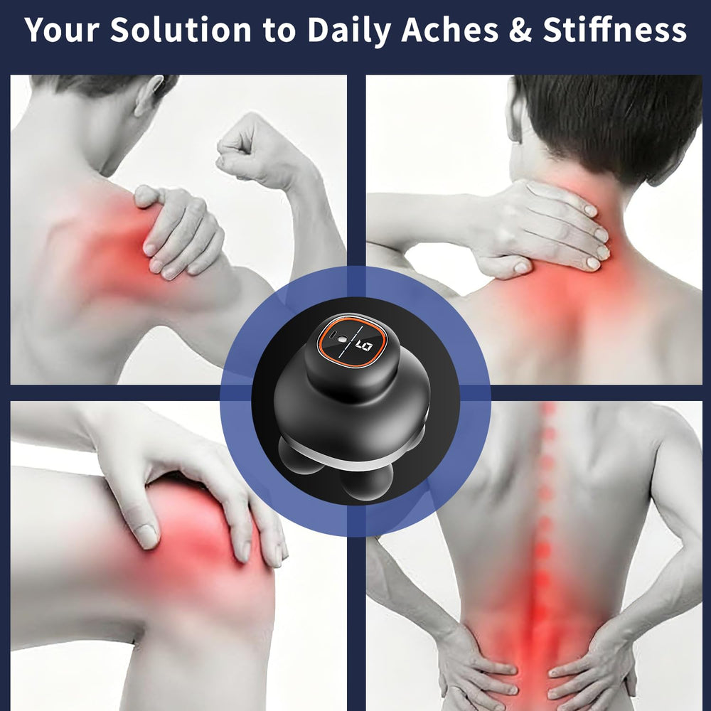 The zhnyxsk Deep Tissue Massage Gun pulse speed dial offers customizable intensity.