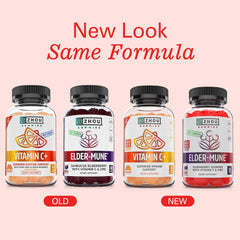ZHOU Immune Support bundle packaging showing elderberry and vitamin C bottles