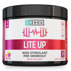 ZHOU Lite Up tub front with berry lemonade flavor for everyday workouts