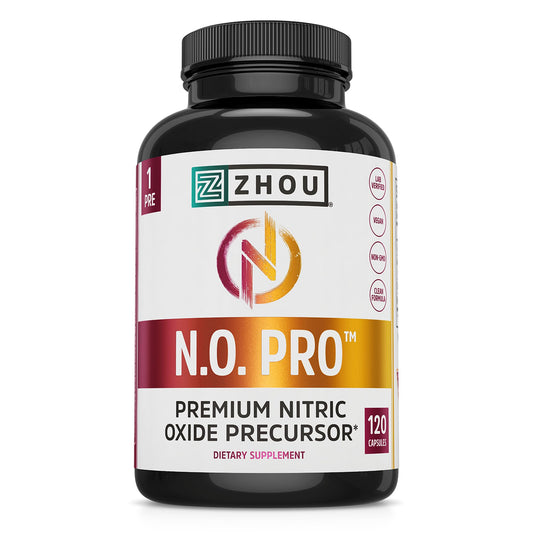 Zhou N.O. Pro bottle front for daily workout support