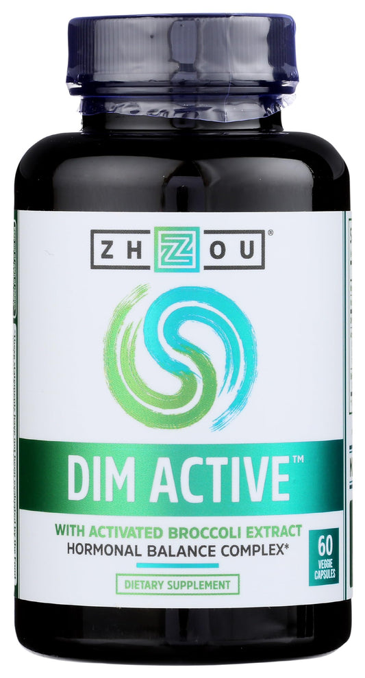 Zhou Nutrition Dim Active bottle front view ideal for a simple daily supplement routine.
