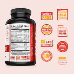 ZHOU Thyroid Support capsules close-up demonstrates vegan capsules for energy support.
