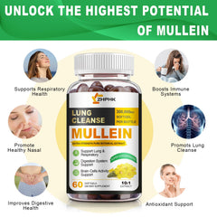 Daily-use packaging suggests gentle, long-term lung support for everyday health.