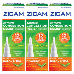 Zicam Extreme Congestion Relief bottle with pump for easy nasal application
