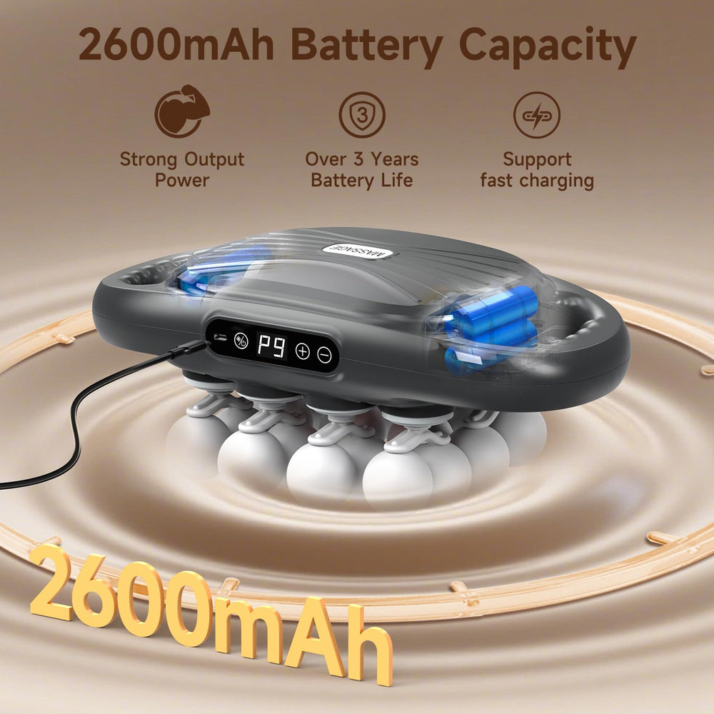 ZIIRCEH adjustable-intensities-9-levels adapts from gentle to deep massage.