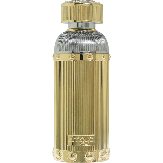 Zimaya Sharaf bottle close-up reveals warm opening notes for refined wear