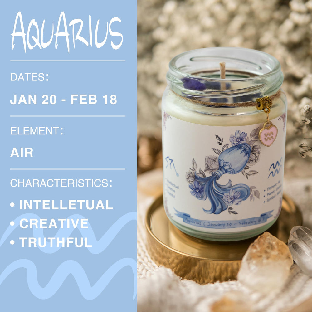 ZincGe Aquarius bracelet close-up, a chic zodiac accessory for gifting.
