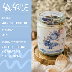 ZincGe Aquarius bracelet close-up, a chic zodiac accessory for gifting.