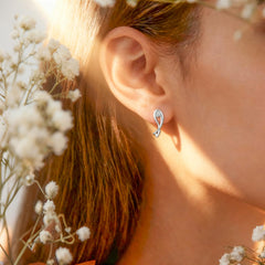 ZINCGE Pisces Earrings complete a soft, thoughtful Pisces look
