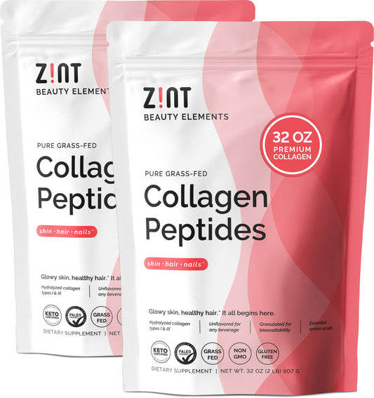 Zint Keto Collagen bottle front showing clear branding for easy shopper recognition.