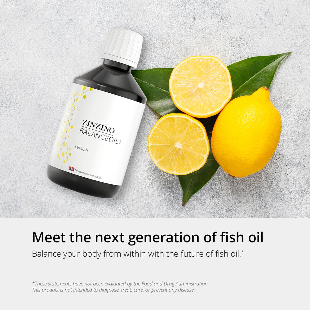 Zinzino BalanceOil+ label highlights 700 mg DHA for healthy brain function