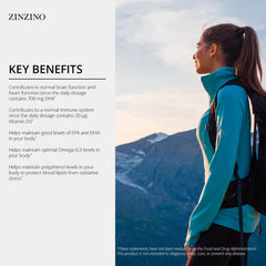 Zinzino BalanceOil+ amber bottle reflecting natural olive oil base.