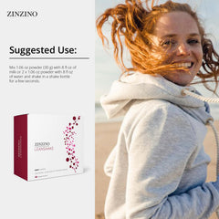 ZINZINO LeanShake Berry flavor packaging emphasizes natural taste and berry goodness.