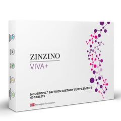 ZINZINO Viva+ bottle-front view signaling trusted daily wellness