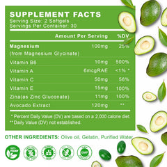 ZIPINKJ Magnesium Glycinate Softgels capsule closeup, gentle digestion