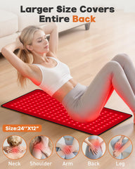 Dual 660nm red light and 850nm infrared provide balanced, deep-penetrating therapy.