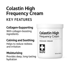 Close-up texture of ZiQ Collastin cream highlighting rich hydration.