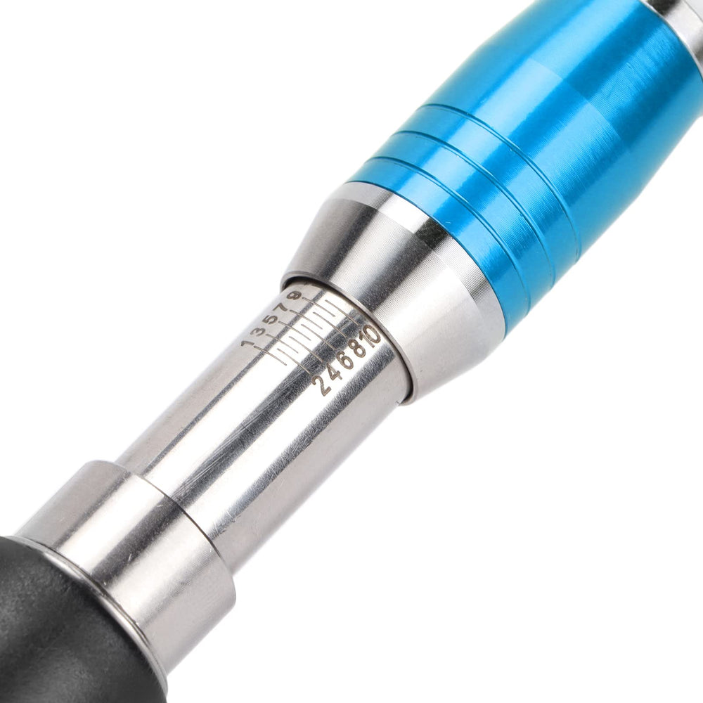 ZJchao blue tool in use shows easy targeting of neck and upper back.