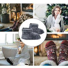 ZJchao heated slippers desk-use ready, warm and comfortable