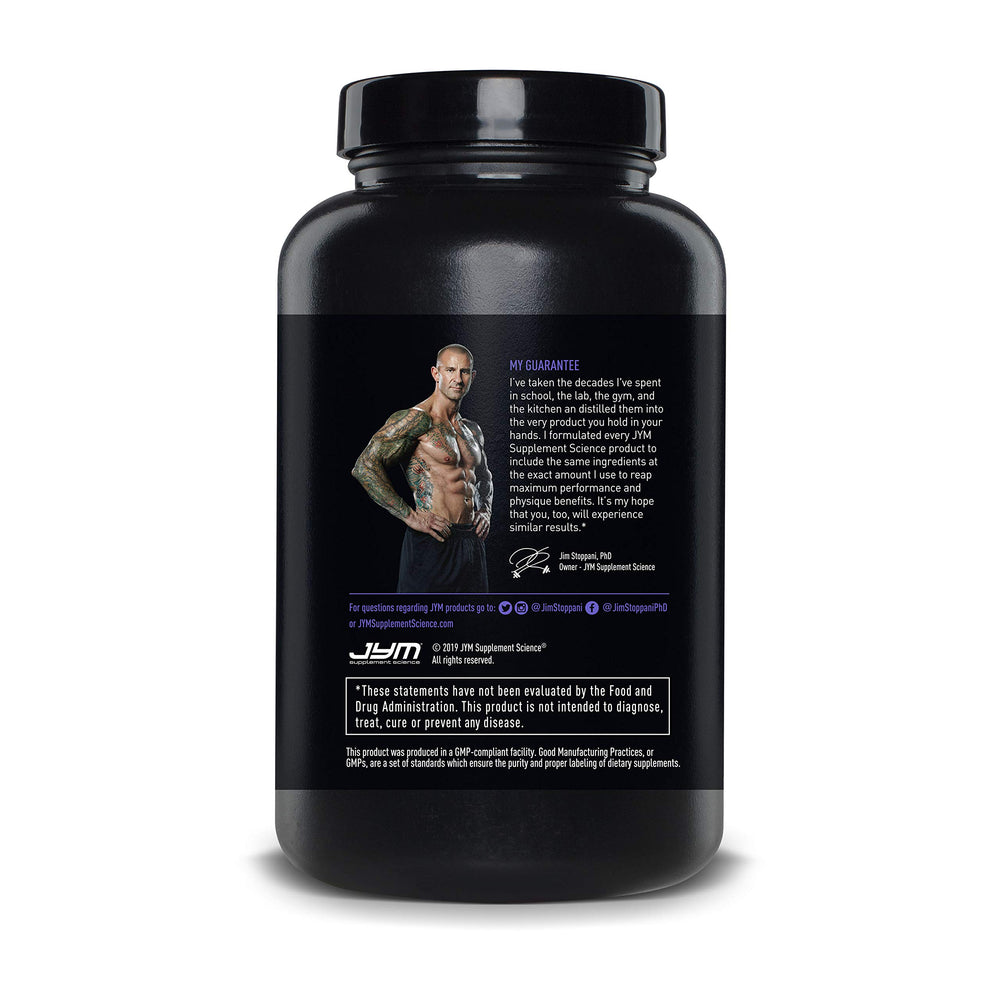 ZMA JYM vitamin B6 and minerals closeup highlighting absorption support.