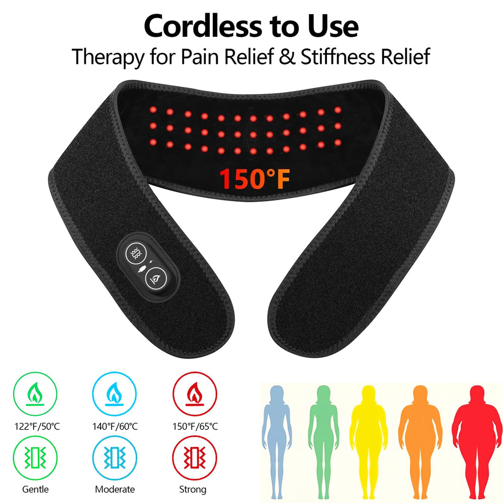 ZMHWANY red light therapy at 660-850nm supports relaxation and comfort.