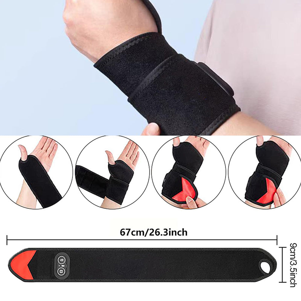 ZMHWANY wrist massager with 3000mAh battery for portable relief.