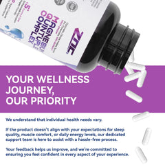 ZNC Magnesium Complex 810mg bottle on natural background for everyday wellness.