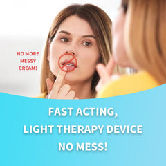 Zobosin red light wand for ears helps soothe ear discomfort with focused illumination.