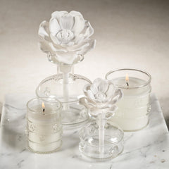 Zodax Grand Casablanca close-up shows clear jar and refined label