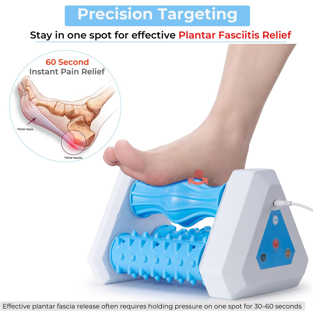 Zofenix foot massager control panel enables customizable speeds and modes
