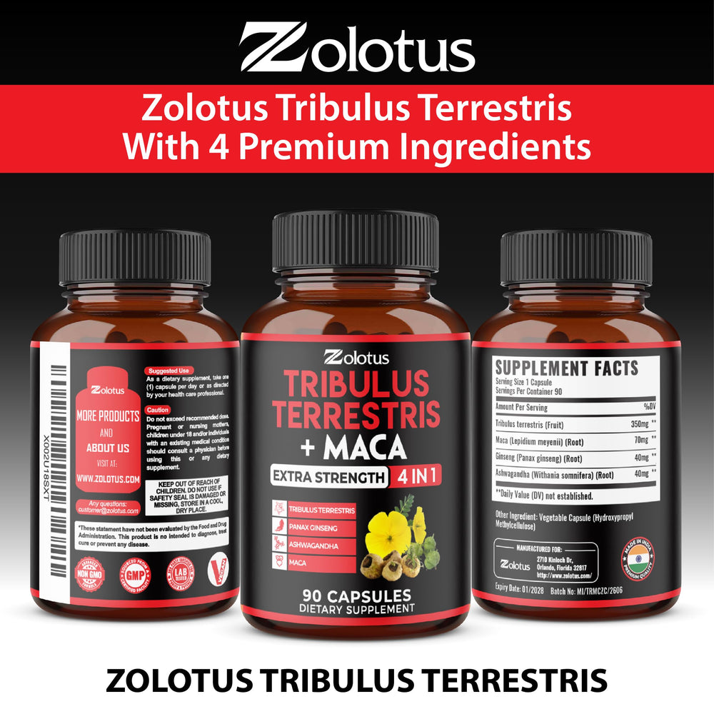Zolotus brand box and bottle on shelf for home use