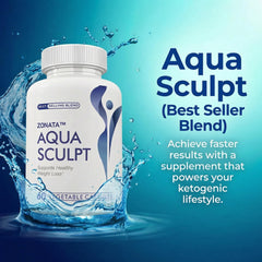 Zonata Aqua Capsules packaging shows user-friendly bottle and seals