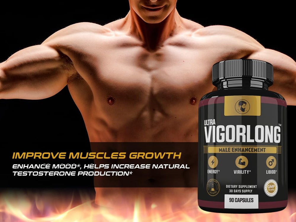 Zonata Ultra VigorLong capsules pack on table for daily endurance